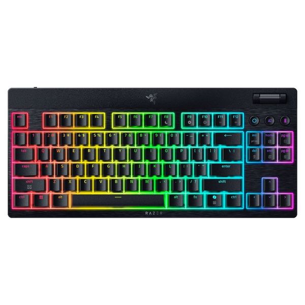 razer blackwidow v4 low-profile tenkeyless hyperspeed (orange switch) zdjęcie 1