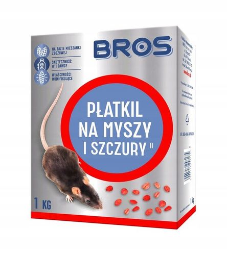 Płatkil płatki TRUTKA na myszy i szczury Bros 1 kg na Arena.pl