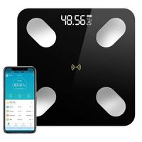 WAGA ŁAZIENKOWA ANALITYCZNA SMART SLIM PRECYZYJNY POMIAR 180KG SZKŁO 17W1