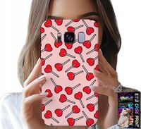 ETUI DO SAMSUNG GALAXY S8 - KOBIECE, MODNE WZORY LIZAKI W SERCA CASE