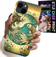 ETUI DO IPHONE 13 - ZNAK ZODIAKU, RYBA ASTRONOMIA + FOLIA
