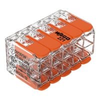 Wago złączka uniwersalna Compact do przewodów jednodrutowych wielodrutowych 10x 0,14-4 mm2 221-420 15 szt