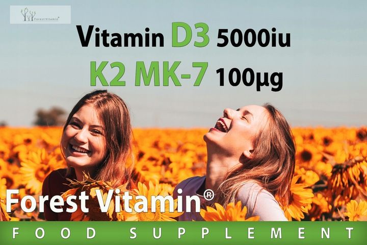 WITAMINA D3 5000 iu K2 MK-7 100 mcg 250 tab zdjęcie 10