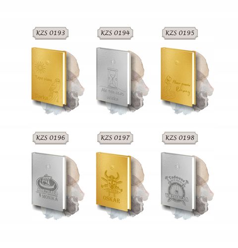 grawerowany kalendarz dzienny 2026 A5 złoty/srebrny TRANSPORT SPEDYCJA na Arena.pl