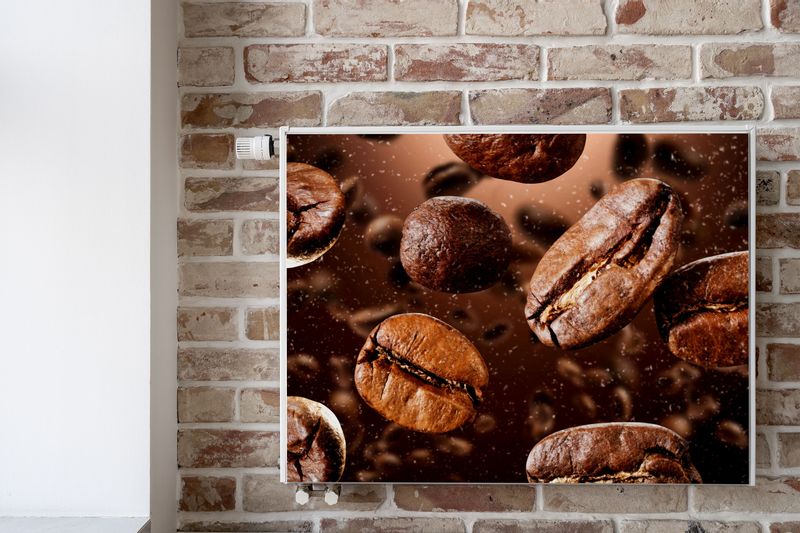 Osłona MAGNETYCZNA Kaloryfera Ziarna Kawy 3D 90cm x 60cm zdjęcie 6