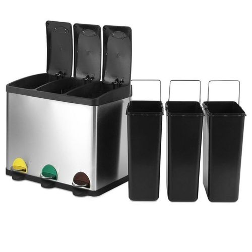 Jago Kosz na odpady do segregacji 45 L, stal nierdzewna na Arena.pl