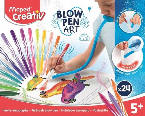 Maped Creativ flamastry dmuchane 24 kolory Blowpen Art zestaw kreatywny na Arena.pl