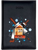 KALENDARZ A4 2026 DZIENNY terminarz FIRMOWY z nadrukiem UV USŁUGI REMONTOWE