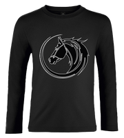 Bluzka t-shirt z długim rękawem Konie