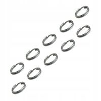 Kółka ŁĄCZNIKOWE przegięte 10 mm Assan 10 szt sreb