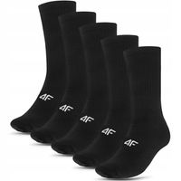 Skarpety Męskie 4F 5-PAK Skarpetki Bawełniane Długie Wygodne