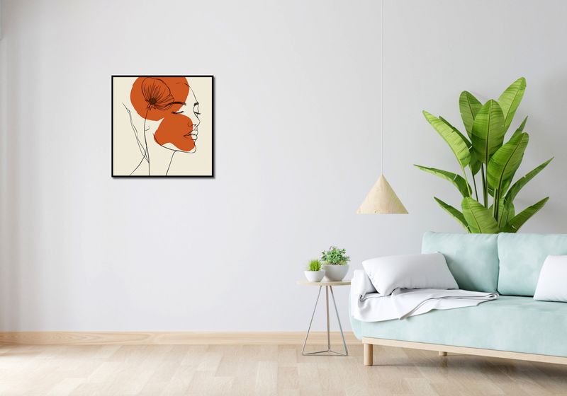 Plakat 60x60cm Ciepło Kwiatu zdjęcie 4