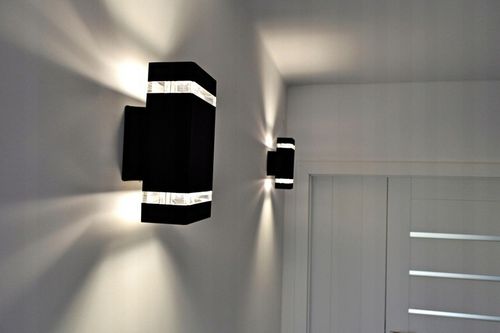 Lampa elewacyjna zewnętrzna ogrodowa 2xGU10 na Arena.pl