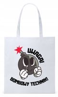 Torba Biała Eco Shopper Dla Technika Prezent Z Nadrukiem Ze Zdjęciem