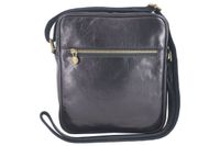 Męska torba CASUAL z regulowanym paskiem - Czarna