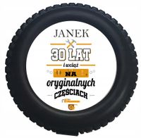 ZESTAW NARZĘDZI oponka Prezent NA URODZINY 40 30 50 18 20 NADRUK UV