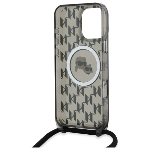 Etui Karl Lagerfeld do iPhone 16 Pro, Czarny, MagSafe zdjęcie 6