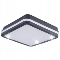PLAFON LAMPA SUFITOWA KANLUX BENO 38780 24-30W CCT-L-SEG IP65 GRAFITOWY