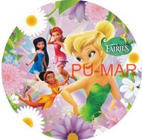 Opłatek na tort Urodziny Dzwoneczek Postać Tekst Gratis