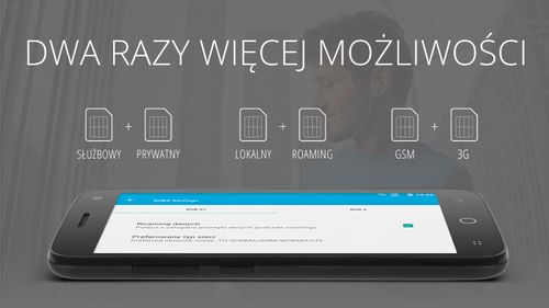 KM0433 Smartfon Kruger&Matz MOVE 5 biały 5Mpix na Arena.pl