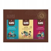 Sati zestaw kaw aromatyzowanych 3x200g BOX kawa mielona smakowa