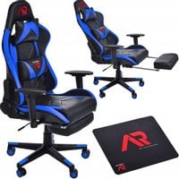 Fotel gamingowy GRACZA biurowy + PODKŁADKA