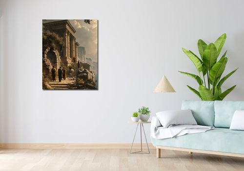 Obraz 70x90cm Świątynia Mądrości na Arena.pl