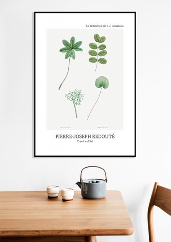 Plakat 20x30cm Design Tree Leaf Set, Redoute Vintage do Salonu na Arena.pl
