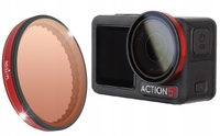 FILTR HYBRYDOWY 2w1 Polaryzacyjny PL ND32 do DJI Osmo ACTION 5 Pro 5Pro 4 3