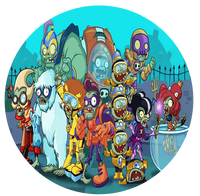 Opłatek na tort Plants of Zombie