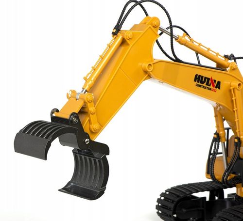 MOCNA KOPARKA ZDALNIE STEROWANA GĄSIENICOWA RC + CHWYTAK 2w1 METAL + PILOT na Arena.pl