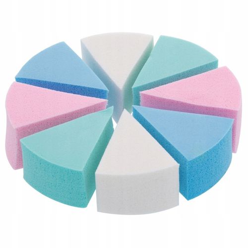 Gąbka do Makijażu Blender do Podkładu Trójkąty Ścięte Zestaw 8 szt na Arena.pl