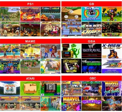 Konsola Retro Gra Telewizyjna Video Emulator + 2 Pady 20000 Gier j. Polski na Arena.pl