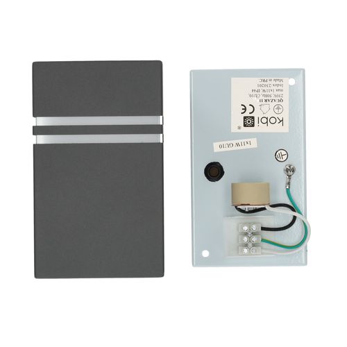 Lampa ścienna do ogrodu MICASA1 szara na Arena.pl