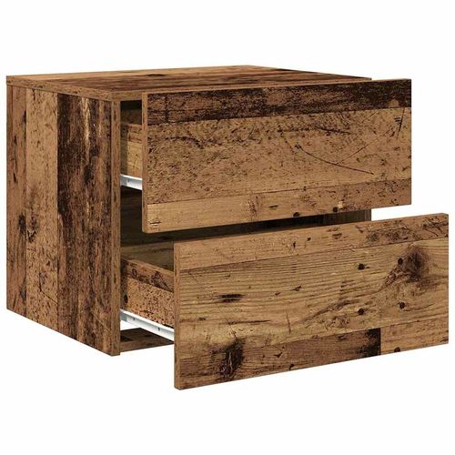 Ścienny stolik nocny with 2 pcs Stare drewno 50 x 39 x 41 cm na Arena.pl