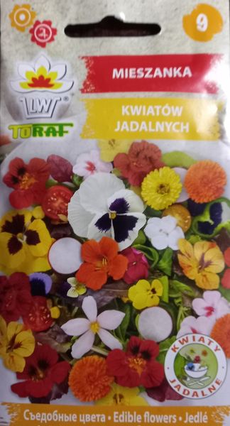 Mieszanka kwiatów jadalnych nasiona 3 g zdjęcie 1