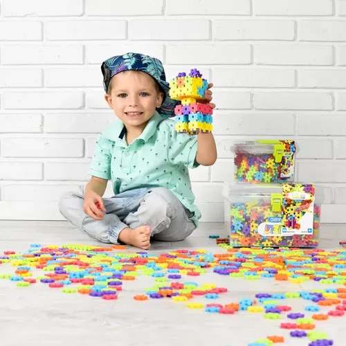 klocki konstrukcyjne Meli Basic Travel Box 250 szt. zdjęcie 14