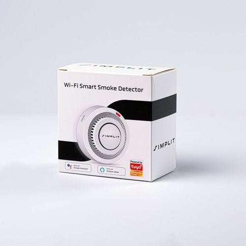 CZUJNIK DYMU DETEKTOR OGNIA WIFI ALARM BEZPRZEWODOWY CZUJKA TUYA SIMPLIT na Arena.pl