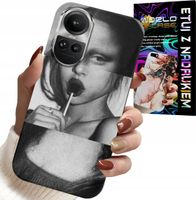 ETUI DO OPPO RENO10 PRO 5G - MONA LISA Z LIZAKIEM MODNE WZORY CASE
