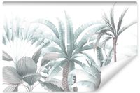 Fototapeta Do Jadalni Akwarelowe DRZEWA Tropikalne 368cm x 254cm