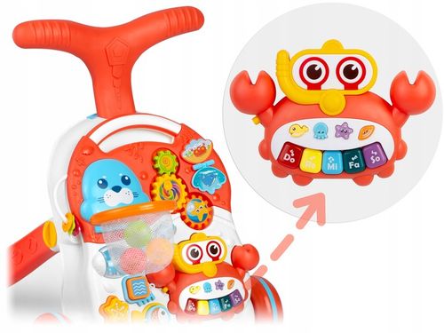 CHODZIK PCHACZ INTERAKTYWNY STOLIK EDUKACYJNY 5W1 na Arena.pl