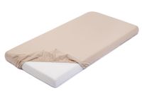 Prześcieradło do łóżeczka kremowe 80×160