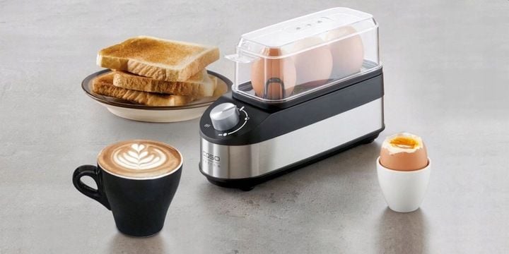 CASO E3 elektryczny jajowar na 3 jajka, automat do gotowania jajek zdjęcie 6