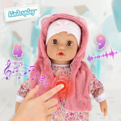 DUŻA LALKA BOBAS INTERAKTYWNA ŚPIEWA I MÓWI PO POLSKU 45CM na Arena.pl