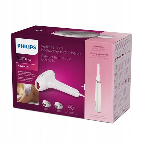 Depilator laserowy PHILIPS LUMEA PRESTIGE BRI923 3 NASADKI + ETUI + TRYMER na Arena.pl
