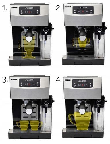 Ekspres do kawy Ciśnieniowy Automatyczny Yoer INOX 20bar + Spieniacz na Arena.pl