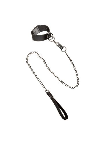 collar with chain leash black na Arena.pl