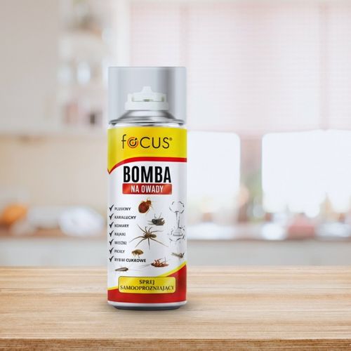 BOMBA NA PLUSKWY MEGA MOCNA DYMNA GRANAT FOGGER ŚRODEK NA OWADY FOCUS na Arena.pl