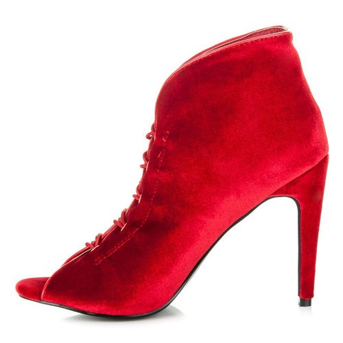 Welurowe Botki Open Toe r.35 na Arena.pl