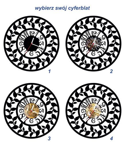 ZEGAR ŚCIENNY RETRO 58cm XXL 2.11 na Arena.pl